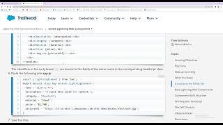 Lightning Web Components Basics || Trailhead
