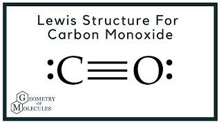 Lewis Structure for CO (Carbon Monoxide)