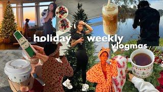 a festive holiday weekly vlogmas: early mornings, Christmas prep, winter arc? new training