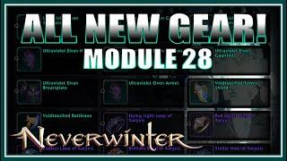 All New Gear Upcoming with Module 28 - What Will be Best!? (document) - Neverwinter