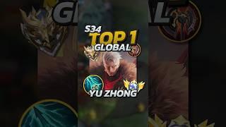 The Top 1 Global Yu Zhong Builds Sky Piercer! Mobile Legends #mobilelegends #mlbb #gaming