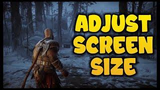 How To Adjust Screen Size FOR PS4 & PS5 | GOD OF WAR RAGNAROK