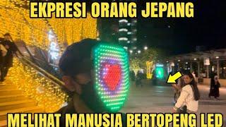 EKSPRESI ORANG JEPANG KETIKA MELIHAT MANUSIA BERTOPENG LED