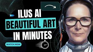 Ilus AI: Beautiful art in minutes! #watch #ai