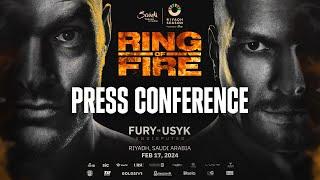 TYSON FURY VS. OLEKSANDR USYK LAUNCH PRESS CONFERENCE LIVESTREAM