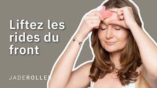 LIFTEZ LES RIDES DU FRONT AVEC LE GUA SHA | Jade Roller