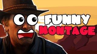 RED DEAD REDEMPTION 2 BEST FUNNY MONTAGE FAILS, BUGS, GLITCHES COMPILATION #1