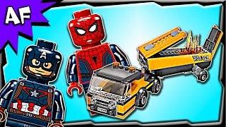 Lego Civil War SPIDERMAN Tanker Truck Takedown 76067 Stop Motion Build Review