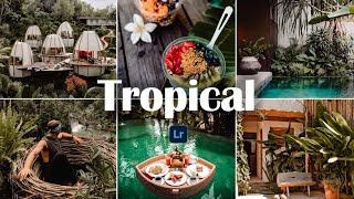 Tropical Preset - Lightroom Mobile Preset | How to Edit Tropical Photo | Bali Preset | Tropical Vibe