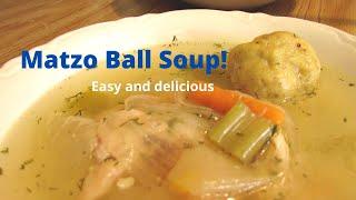 Chicken Soup with Matzo Balls----David's Famous Chicken Soup