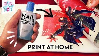 PRINT your ART on a T-SHIRT with this HACK at HOME | In Hindi