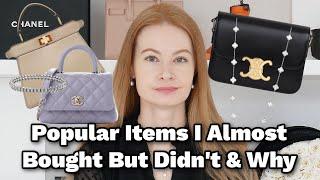 Popular Items I Almost Bought But Didn't & Why  || Chanel, Cartier, Céline ft MollyJewelryUS