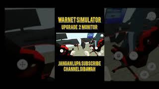 WARNET SIMULATOR | Upgrade 2 Monitor | Andy Lukito #short #andylukito #warnetsimulator