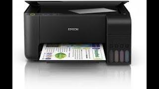 How to fix Epson L3110 wont print missing colors and black...