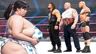 Sumo Toyko vs Roman Reigns, Brock Lesnar & Goldberg