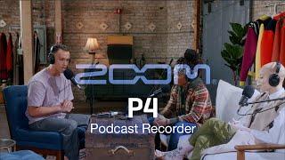 ZOOM PodTrak™ P4 | 4-Track Podcast Recorder