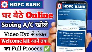 Hdfc bank account opening online 2024 | hdfc zero balance account opening online | hdfc bank