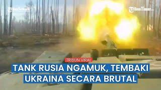 Tembakan Tank Rusia Membabi Buta Serang Pasukan Ukraina di Hutan Kremennaya