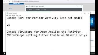 Comodo VirusScope Vs HIPS