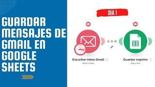 Automatizar Gmail y Google Sheets - Día 1 Tutorial Integromat