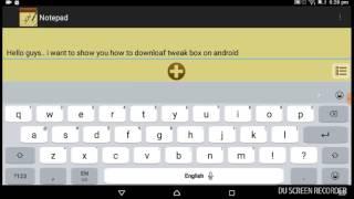 How to download Tweak box on android device