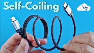 Magtame self-winding USB-C cable - Innovative use of magnets