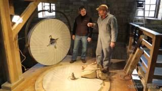 Millstone Dressing at George Washington's Gristmill