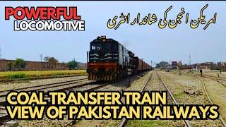 American Locomotive | GEU 40 | Coal Transfer Train | Goods Train of Pakistan Railway | MaaL Gaari