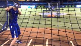 Brendan Malloy Batting Practice at Rogers Centre