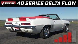 1969 Chevy Camaro V8 - Flowmaster American Thunder Exhaust System 817139