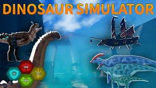 Dinosaur Simulator   Argentinosaurus Update + Kaiju Helicoprion