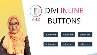 How to make DIVI inline buttons and make it centered aligned.