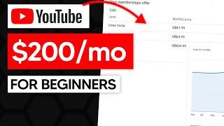 How To Make Money With Channel Memberships For Beginners in 2024 (Youtube Channel Memberships )