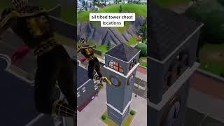 All Tilted Tower Chest Locations #airupchallenge #ad #Fortnite