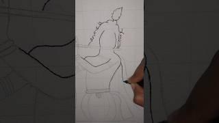 shree krishna painting ️( Spill Art ) #new#aritist#drawing#shreekrishna#ytshortsvideo#spillart#art