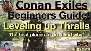 Leveling up Thralls! Conan Exiles Beginners Guide