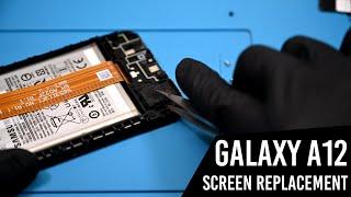 Galaxy A12 Screen Replacement/Frame Replacement - Send heat to the void