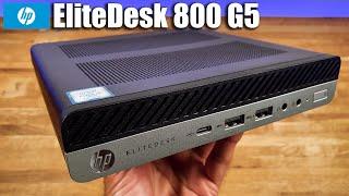 HP EliteDesk 800 G5 | Mini Desktop Workstation with EliteDisplay