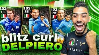 NEW DELPIERO BLITZ CURL  ITALY- PACK OPENING + GAMEPLAY  eFootball 24 mobile