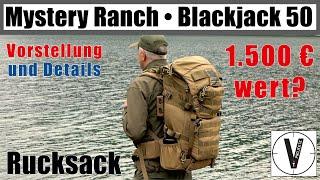 Rucksack Mystery Ranch • Blackjack 50 • Einsatzrucksack • Ist er 1.500 Euro wert?