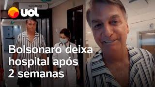 Jair Bolsonaro deixa hospital em São Paulo após ficar 2 semanas internado; vídeo