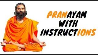 Ramdev Baba Pranayam with step instructions.