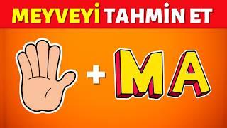 Emojilerle Meyve Bulmaca  Emoji İle Meyve&Sebze Tahmin Oyunu | Emoji Kelime Bilmece | Emoji Testi