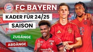 🟥🟦 Bayern Kader 2024/25: So sieht der Kader der Zukunft aus! 