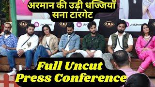 Bigg Boss OTT3 Full Uncut Press Conference: Armaan Malik EXPOSED, Sana Makbul Target, Naezy Angry