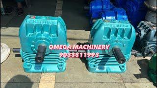 Premium worm reduction gearbox at Omega machinery