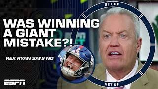 Did the Giants WASTE THEIR CHANCE at Shedeur Sanders?  Rex Ryan: YOU PLAY TO WIN! | Get Up