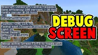 USEFUL Minecraft Debug Screen Addon on Minecraft Bedrock!