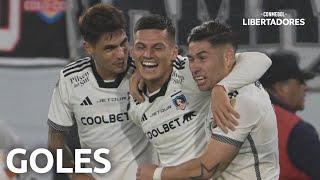 TODOS LOS GOLES DE COLO-COLO EN LA FASE DE GRUPOS DE LA CONMEBOL LIBERTADORES 2024