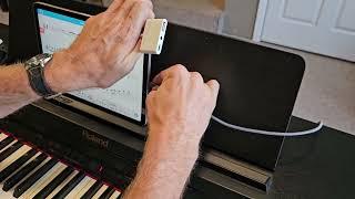 Connecting an iPad to a Digital Piano Keyboard